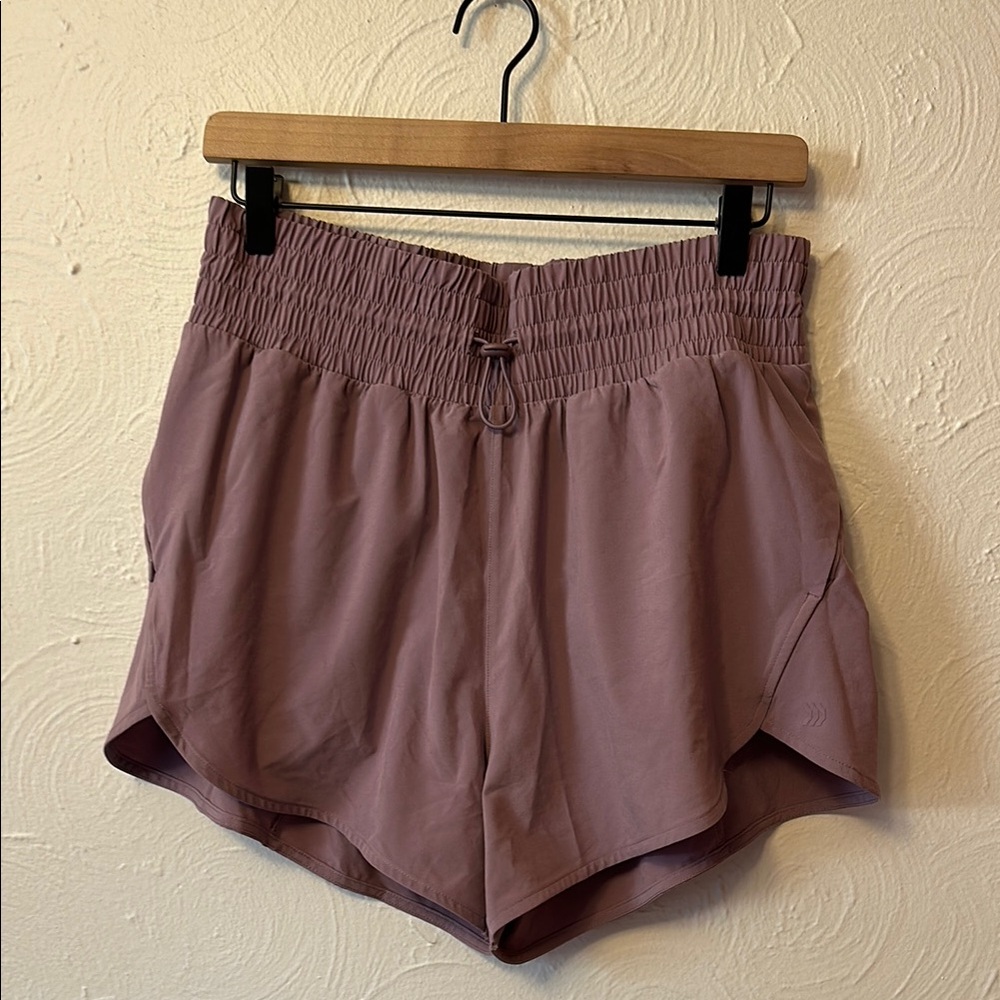 All in Motion Pink Athletic Shorts Elastic Waistband Lightweight